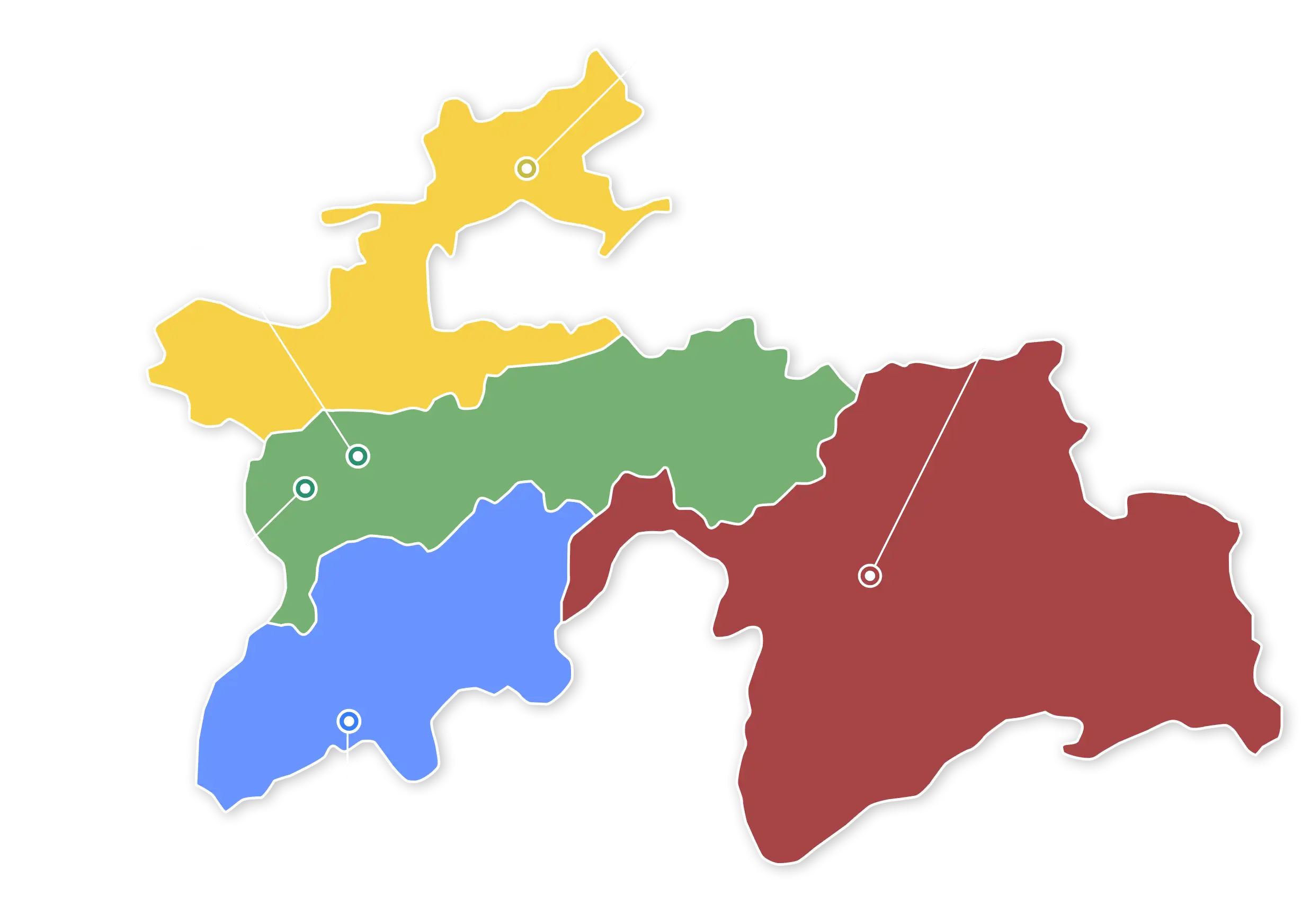 Map of Tajikistan